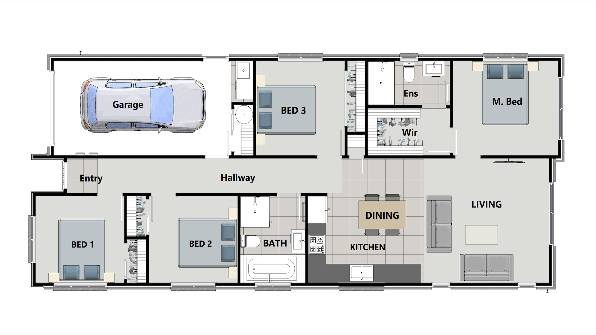 2 Kokako floor plan