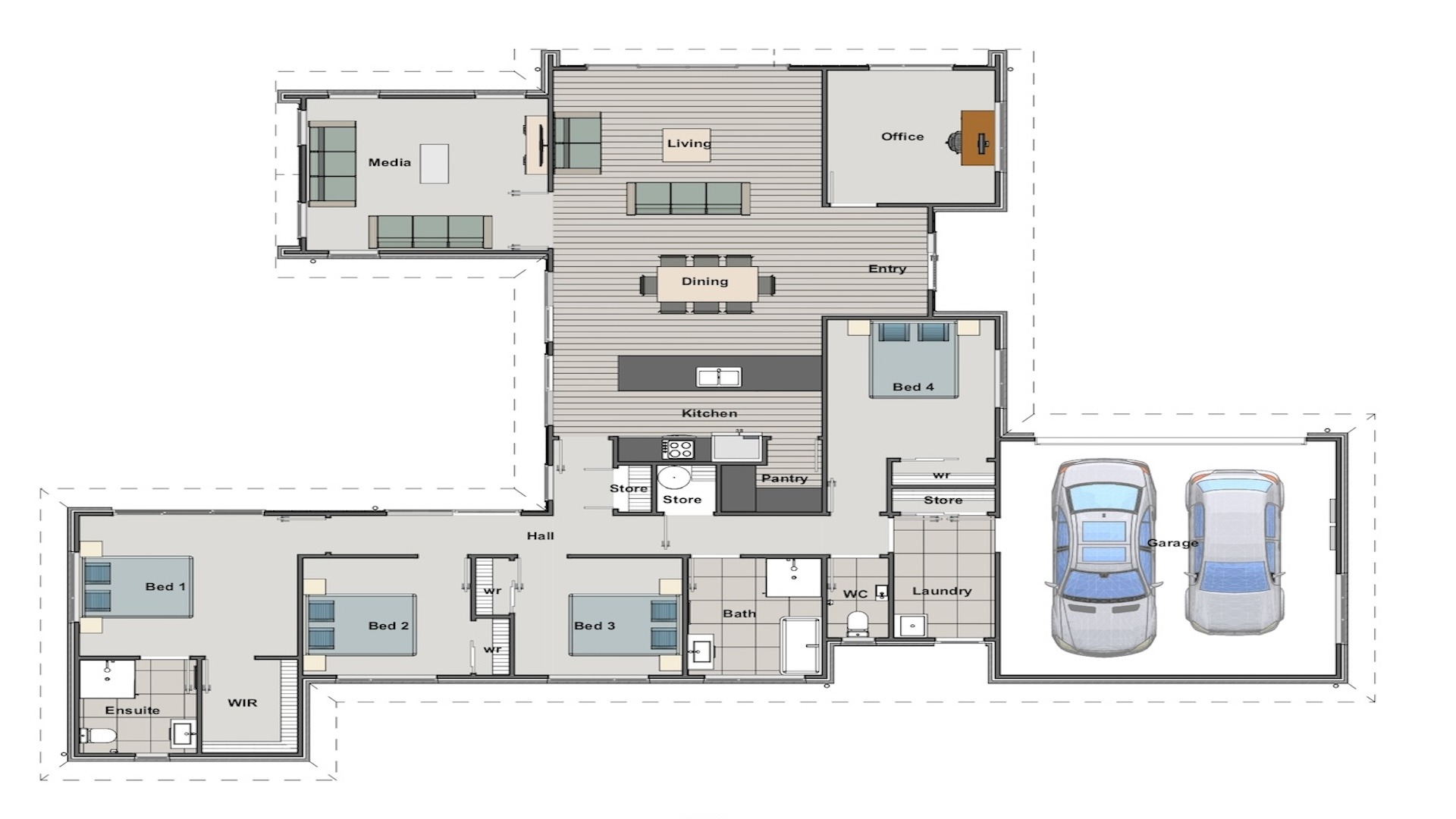 Lot 23, Kaipo Heights Driev - Floorplan