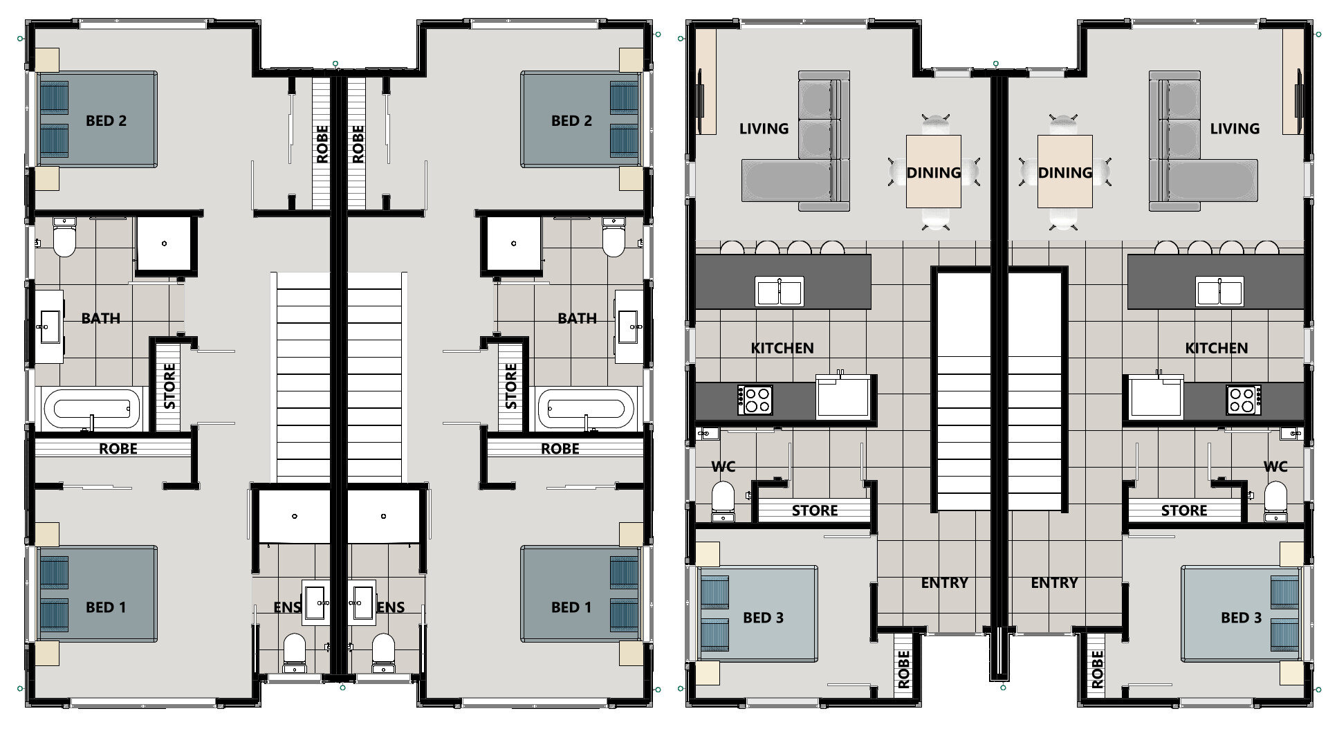 PARKVALE Duplex TradeMe Floor Plan