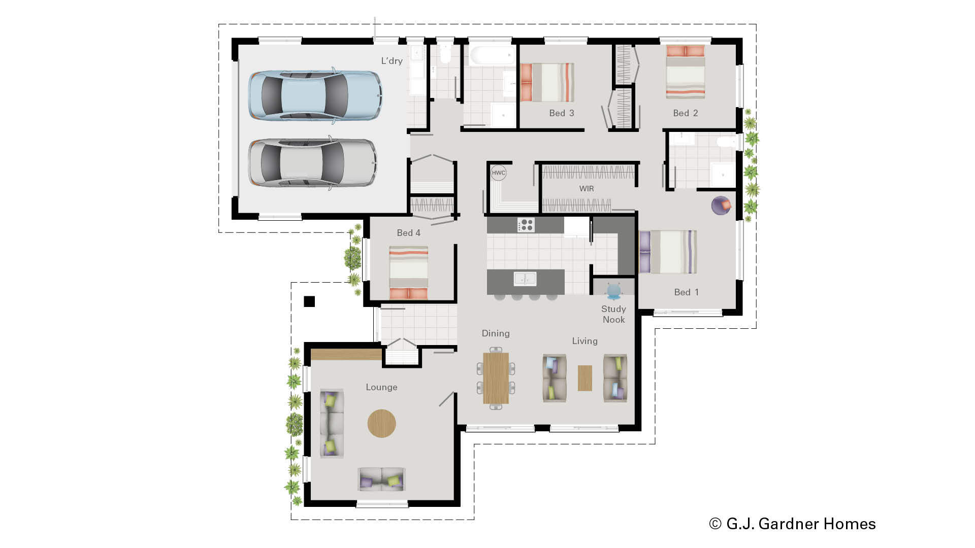 2_Lot 14 101 Anzac Rd - charles floorplan mirrored