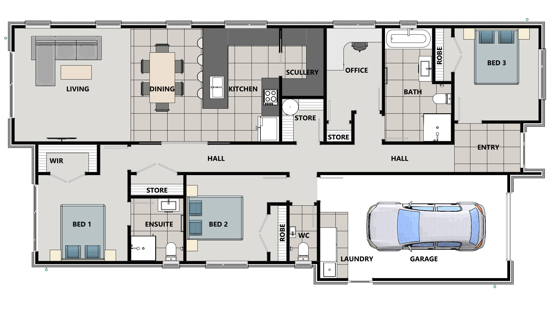 AMON - Silver TRADEME Floor PLan