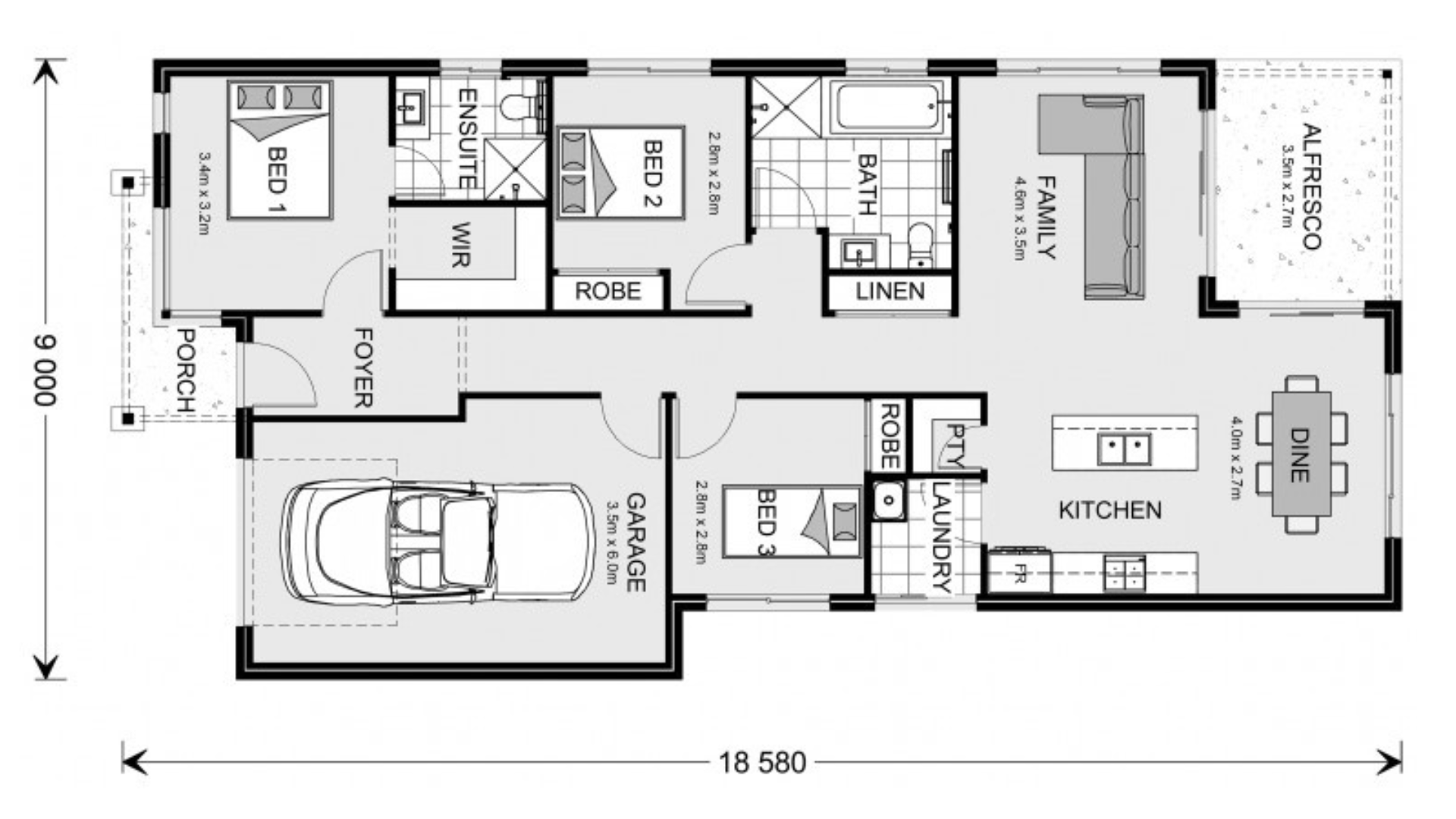 Cute n cozy floor plan