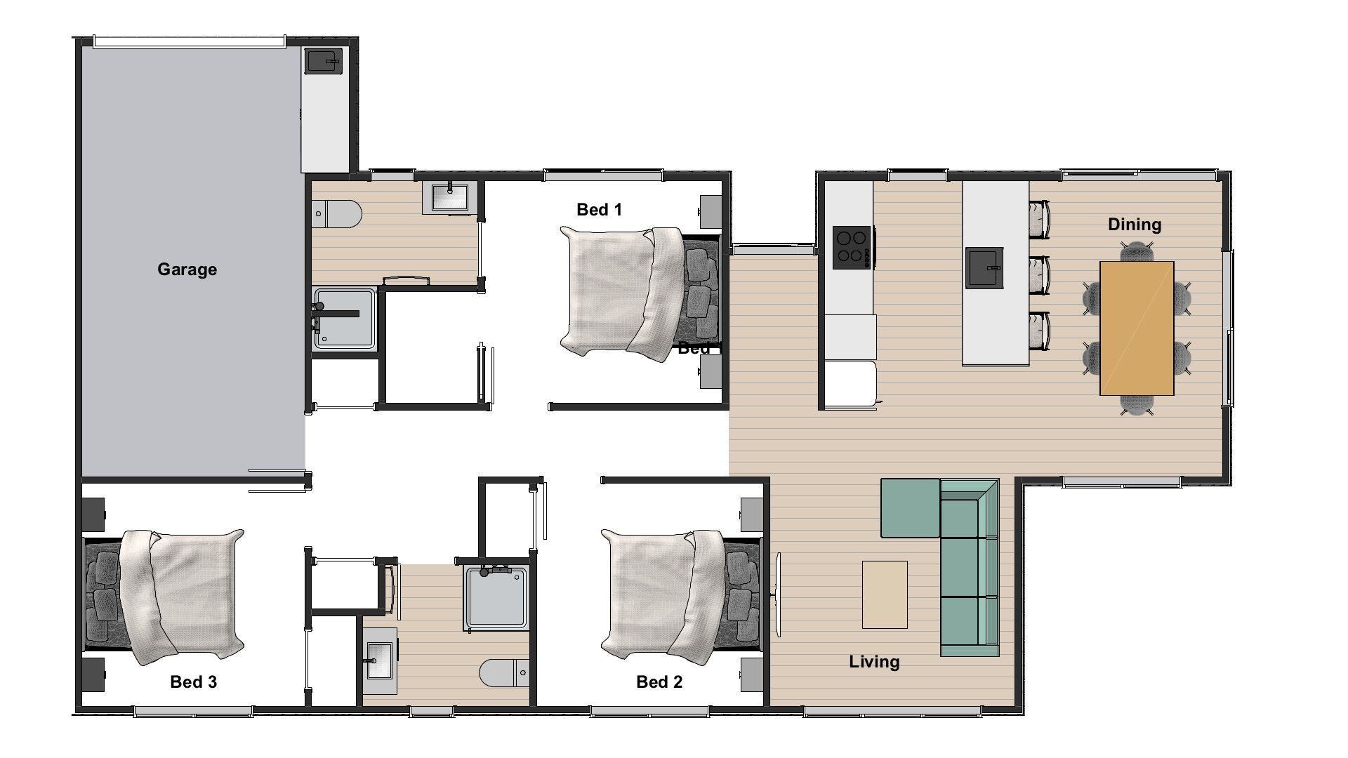 Lot 32 Atutahi St - floorplan