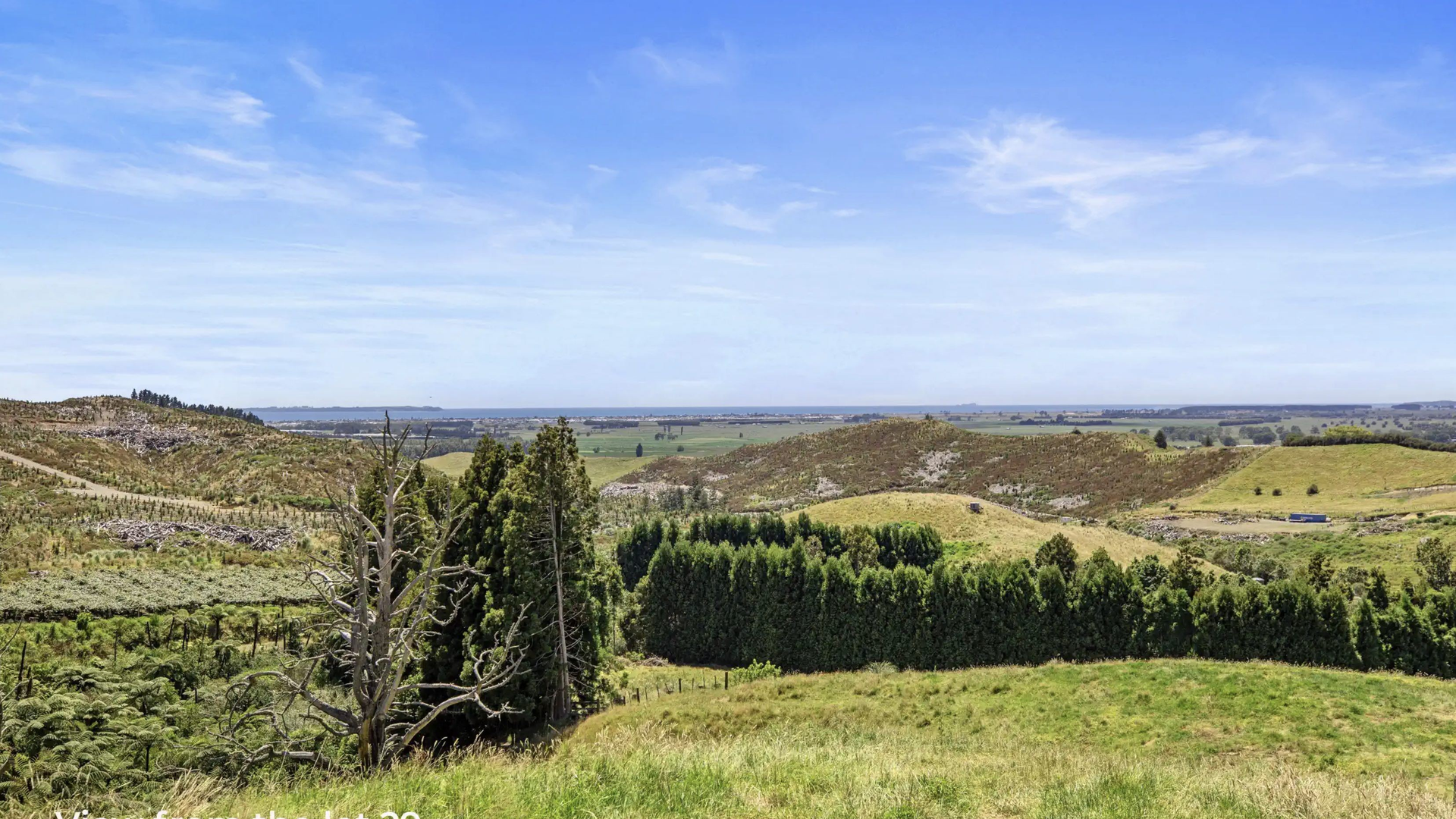 View from Lot 29 Kereru Hills